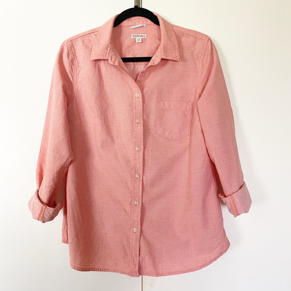 Merona button up shirt
